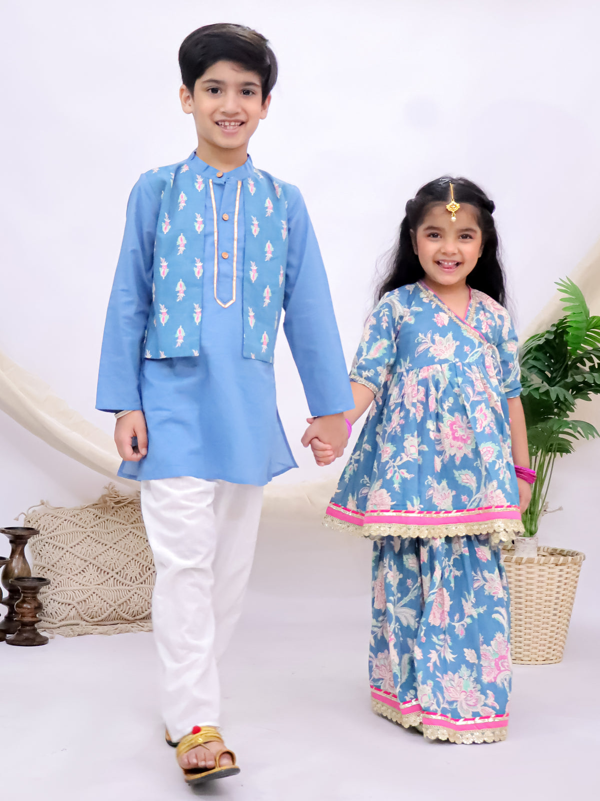 Rangrez Powder Blue Sibling Set