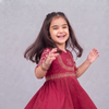 Hawa Mahal Rust Pink Embroidery Dhoti Kurta
