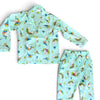 Magical Unicorn Mint Green Printed Cotton Night Suit Set